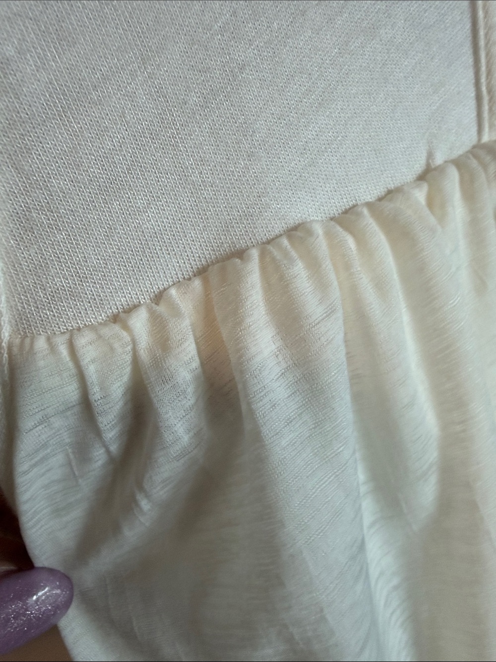 Laundry By Shelli Segal Ivory Draped Sleeveless Wrap Tank - Picture 5 of 7